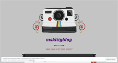 Desktop Screenshot of mskittyblog.wordpress.com