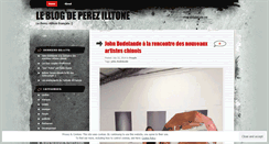 Desktop Screenshot of perezilltone.wordpress.com