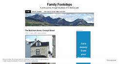 Desktop Screenshot of familyfootsteps.wordpress.com