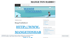Desktop Screenshot of mangetonhabbo.wordpress.com