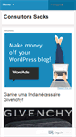 Mobile Screenshot of consultorasacks.wordpress.com