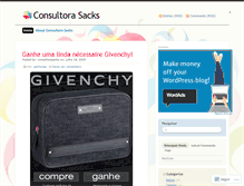 Tablet Screenshot of consultorasacks.wordpress.com