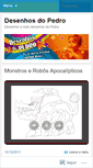 Mobile Screenshot of desenhosdopedro.wordpress.com