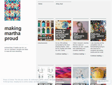 Tablet Screenshot of makingmarthaproud.wordpress.com