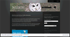 Desktop Screenshot of diaryofanowltrainer.wordpress.com