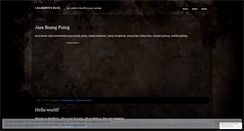 Desktop Screenshot of lagaknya.wordpress.com