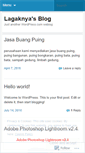 Mobile Screenshot of lagaknya.wordpress.com