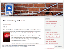 Tablet Screenshot of guerillasoundlabdotcom.wordpress.com