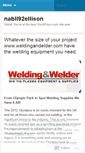 Mobile Screenshot of nabil92ellison.wordpress.com