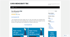 Desktop Screenshot of caramengobatitbcc.wordpress.com