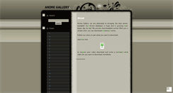 Desktop Screenshot of animegallery.wordpress.com