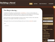 Tablet Screenshot of buildinganovel.wordpress.com