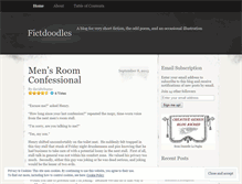 Tablet Screenshot of fictdoodles.wordpress.com