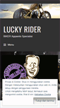 Mobile Screenshot of luckyrider.wordpress.com