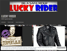 Tablet Screenshot of luckyrider.wordpress.com