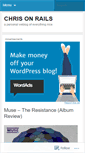 Mobile Screenshot of chrisonrails.wordpress.com