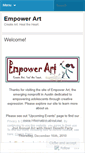 Mobile Screenshot of empowerart.wordpress.com