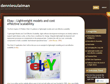 Tablet Screenshot of denniesulaiman.wordpress.com