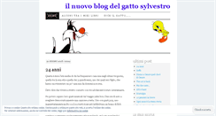 Desktop Screenshot of ilgattosyl.wordpress.com