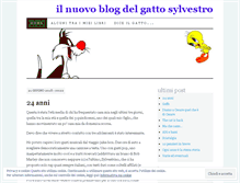 Tablet Screenshot of ilgattosyl.wordpress.com