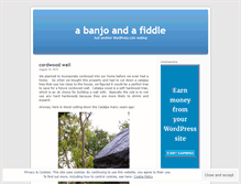 Tablet Screenshot of abanjoandafiddle.wordpress.com