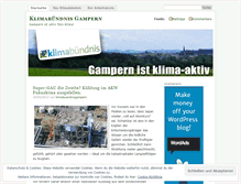 Tablet Screenshot of klimabuendnisgampern.wordpress.com