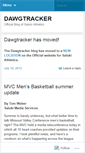 Mobile Screenshot of dawgtracker.wordpress.com