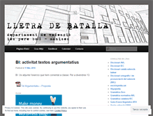 Tablet Screenshot of lletradebatalla.wordpress.com