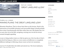 Tablet Screenshot of aplantcalledmike.wordpress.com