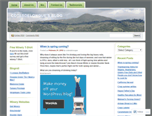 Tablet Screenshot of cotesdelongue.wordpress.com