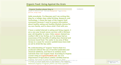 Desktop Screenshot of organicfoodnetwork.wordpress.com