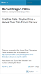 Mobile Screenshot of danieldragonfilms.wordpress.com