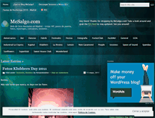 Tablet Screenshot of blogmesalgo.wordpress.com