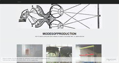 Desktop Screenshot of modesofproduction.wordpress.com