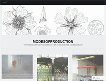 Tablet Screenshot of modesofproduction.wordpress.com