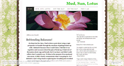 Desktop Screenshot of mudsunlotus.wordpress.com