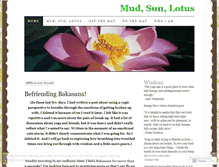 Tablet Screenshot of mudsunlotus.wordpress.com