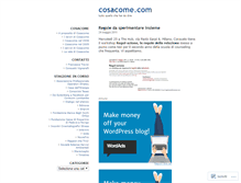 Tablet Screenshot of cosacomepuntocom.wordpress.com