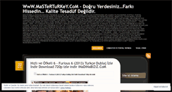 Desktop Screenshot of masterturkey.wordpress.com