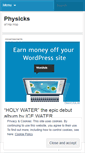 Mobile Screenshot of physickblog.wordpress.com