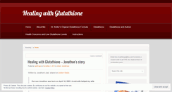Desktop Screenshot of glutathioneforhealth.wordpress.com