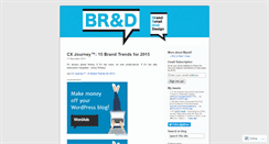 Desktop Screenshot of brandd.wordpress.com