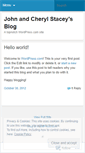 Mobile Screenshot of johnandcherylstacey.wordpress.com