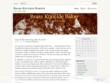 Tablet Screenshot of brassknucklebaking.wordpress.com