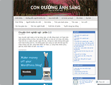 Tablet Screenshot of conduonganhsang.wordpress.com