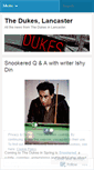 Mobile Screenshot of dukeslancaster.wordpress.com