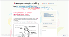 Desktop Screenshot of menopausesymptoms.wordpress.com