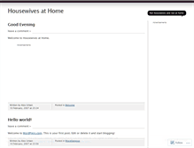 Tablet Screenshot of housewivesathome.wordpress.com