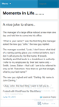 Mobile Screenshot of momentsinmylife71.wordpress.com