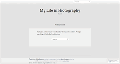 Desktop Screenshot of meandphotog.wordpress.com